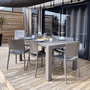 Table Milano ISOLA 160x98cm - version fixe