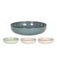 Assiette creuse Pearl Ø19cm Vendu par lot de 4-Coloris assortis