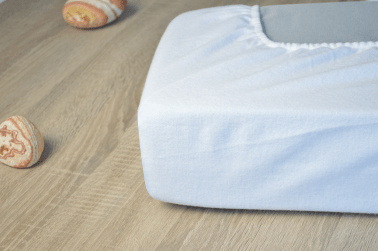 Alèse forme drap housse imperméable 1 face PU / 1 face molleton - 60 x 120