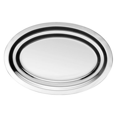 Plat ovale inox 40cm