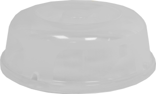 Cloche à micro-onde transparente